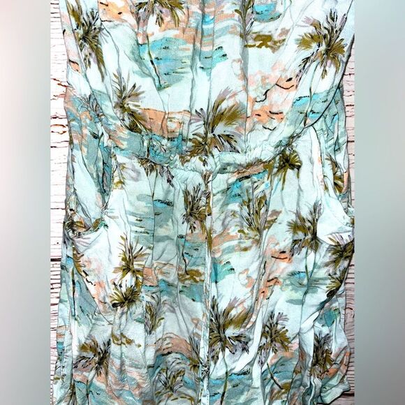 Forever 21 Tropical Print Strapless Romper - Picture 3 of 5